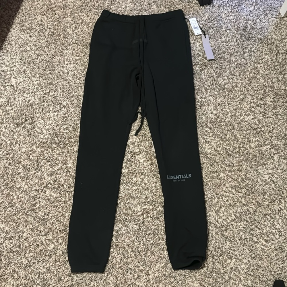 Essential black sweatpants